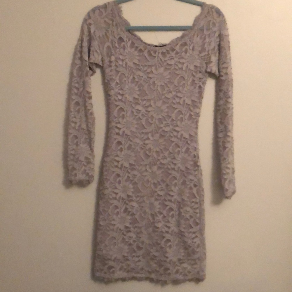 Lavender bodycon dress